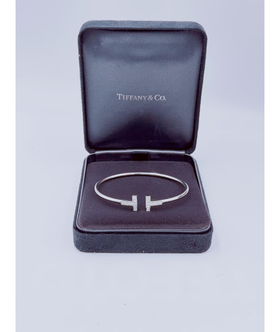 TIFFANY&CO Серебрянный браслет из белого золота, фото 5