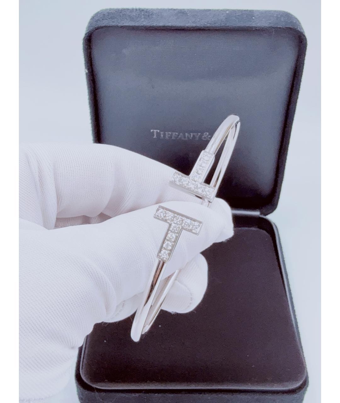 TIFFANY&CO Серебрянный браслет из белого золота, фото 4