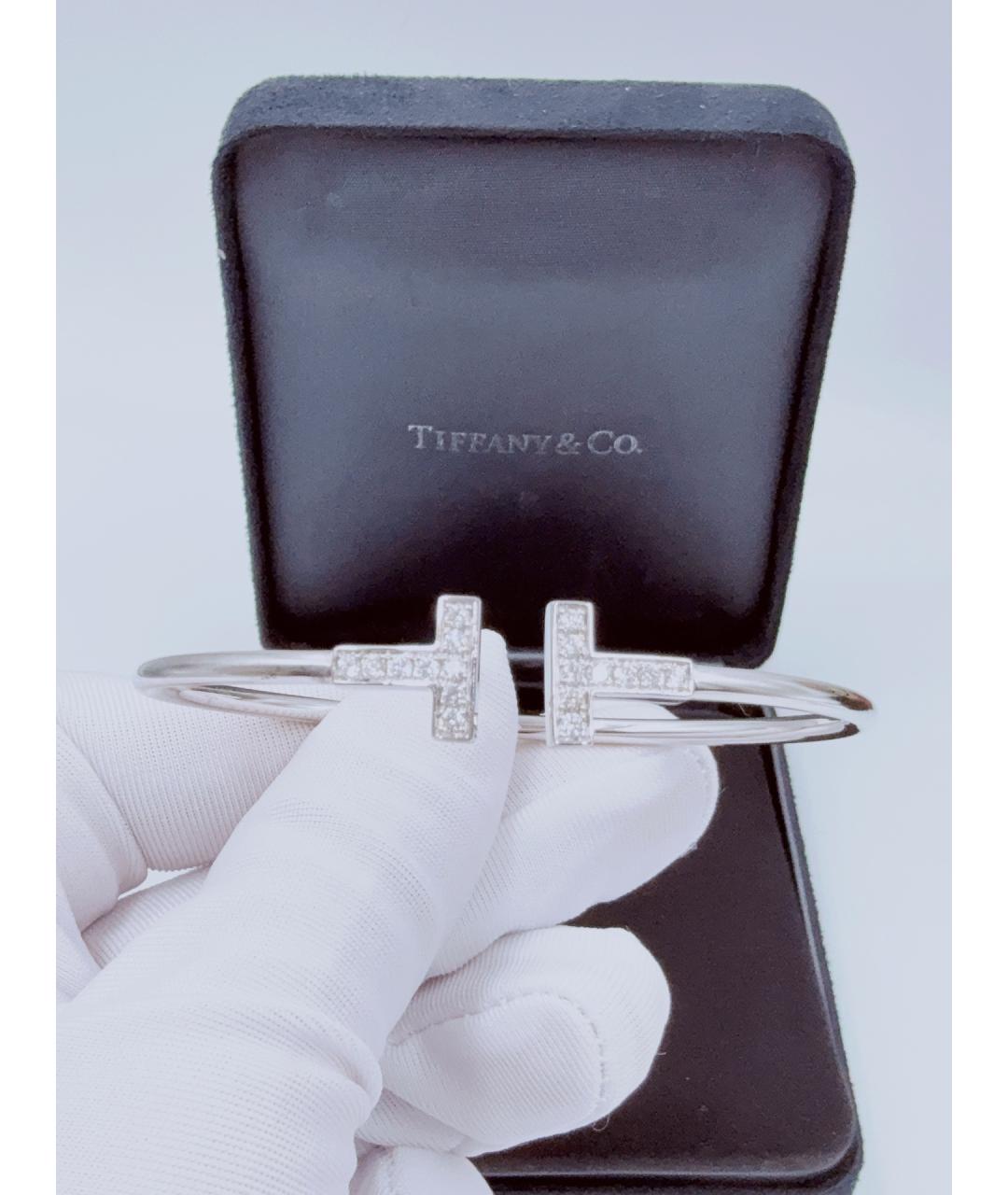 TIFFANY&CO Серебрянный браслет из белого золота, фото 2