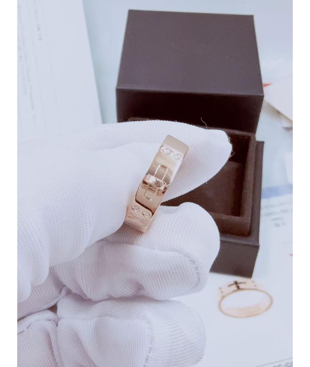 HERMES Золотое кольцо из розового золота, фото 4