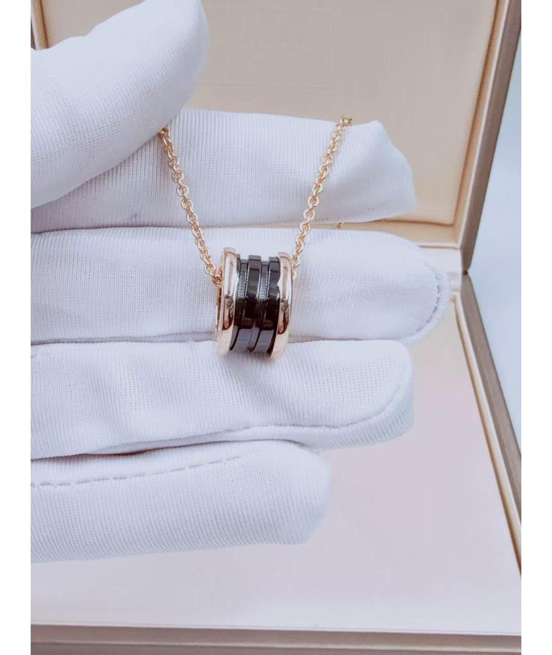 BVLGARI Золотое колье из розового золота, фото 5