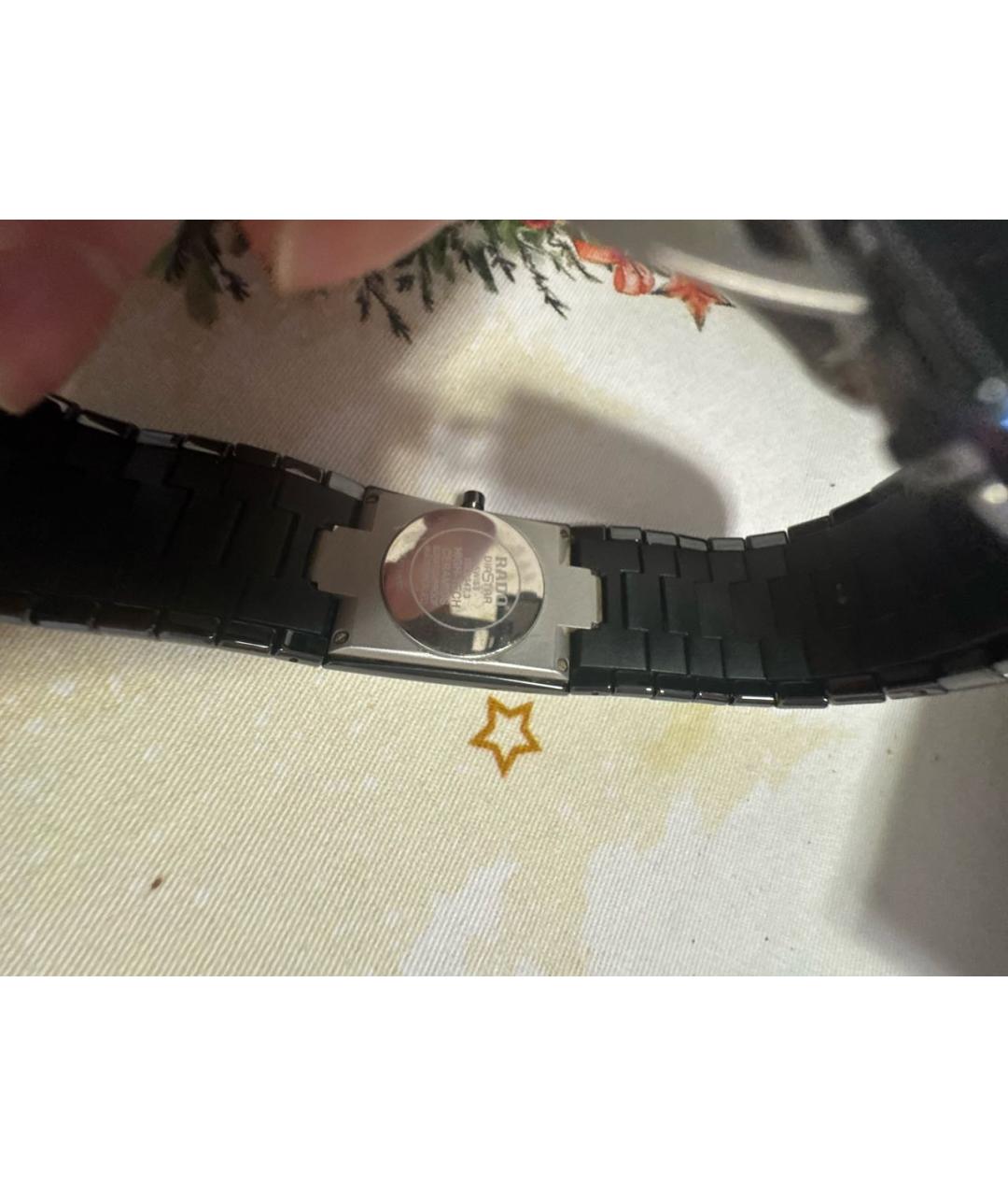 RADO Черные керамические часы, фото 2