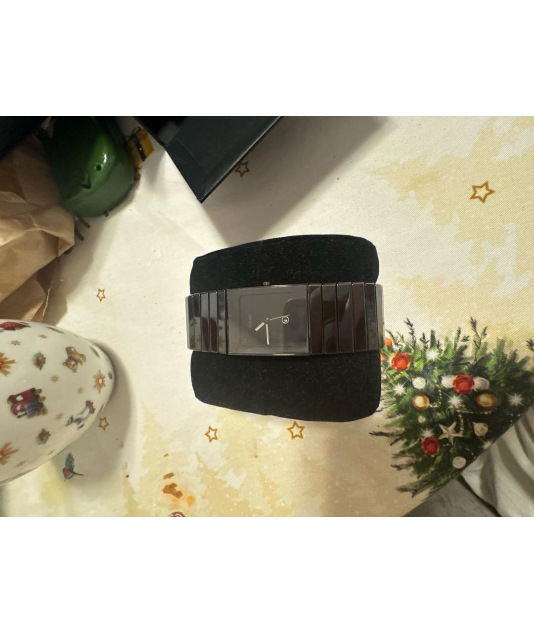 RADO Черные керамические часы, фото 5