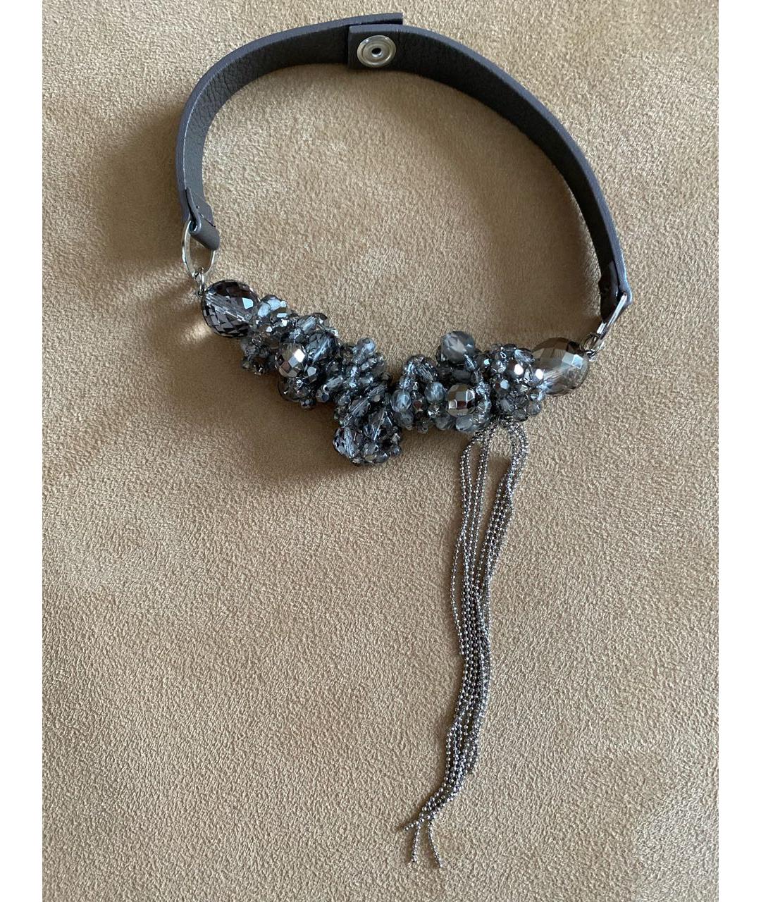 PESERICO Серое стеклянное колье, фото 2