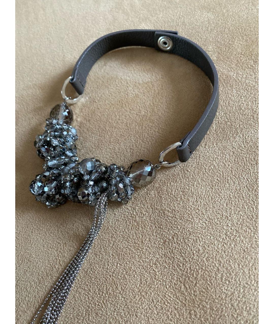 PESERICO Серое стеклянное колье, фото 4