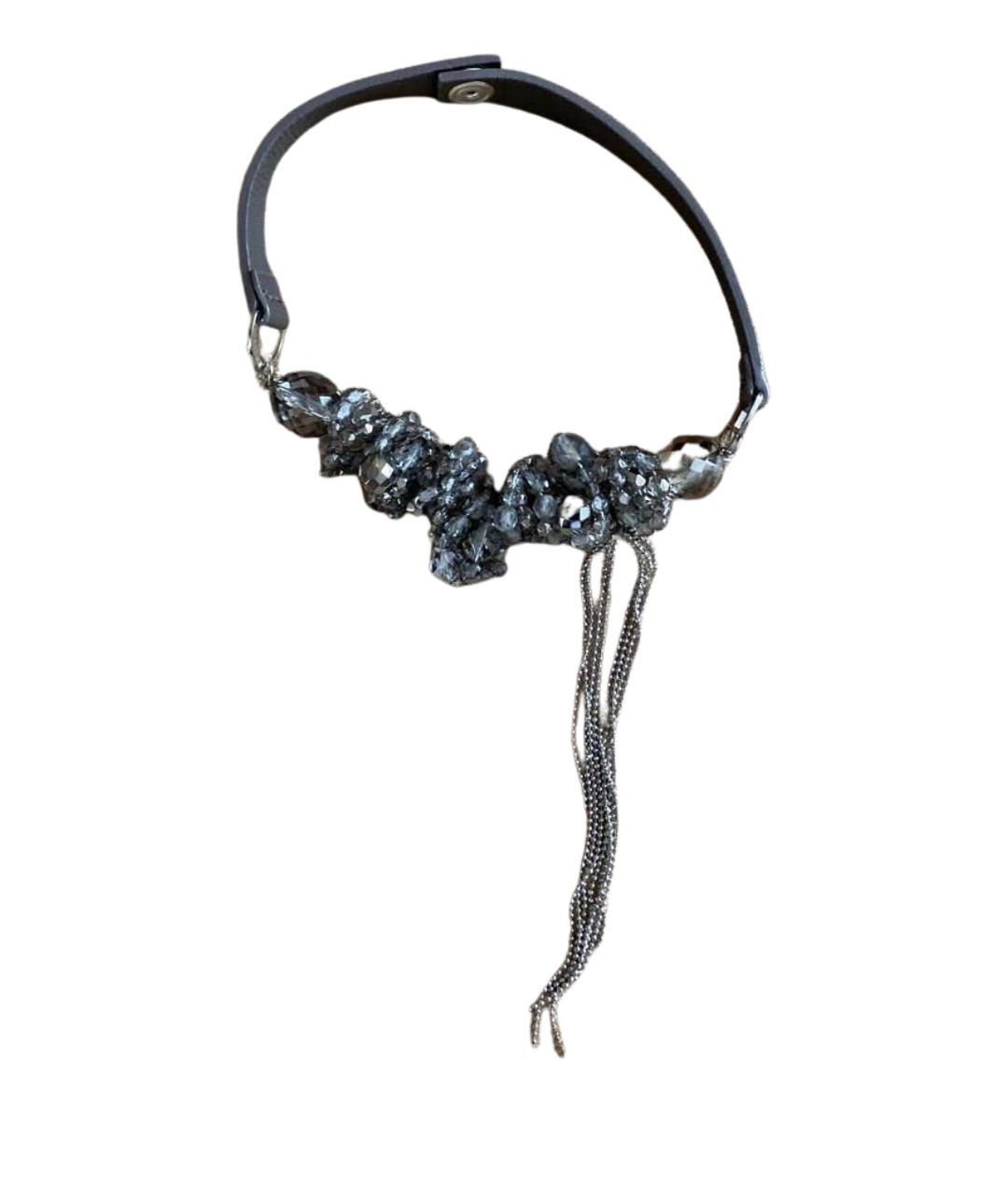 PESERICO Серое стеклянное колье, фото 1