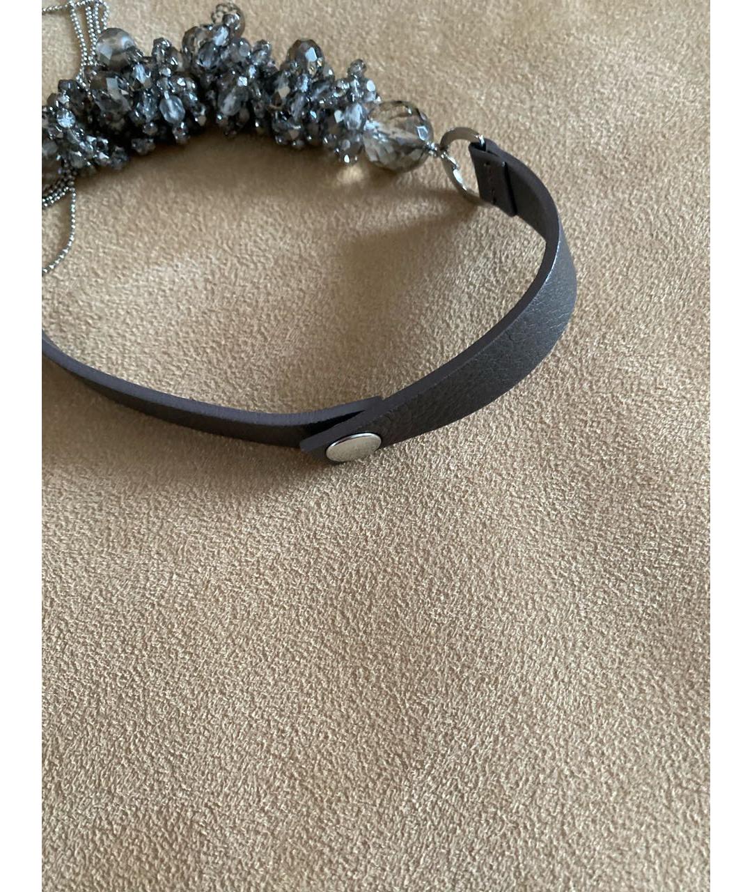 PESERICO Серое стеклянное колье, фото 3