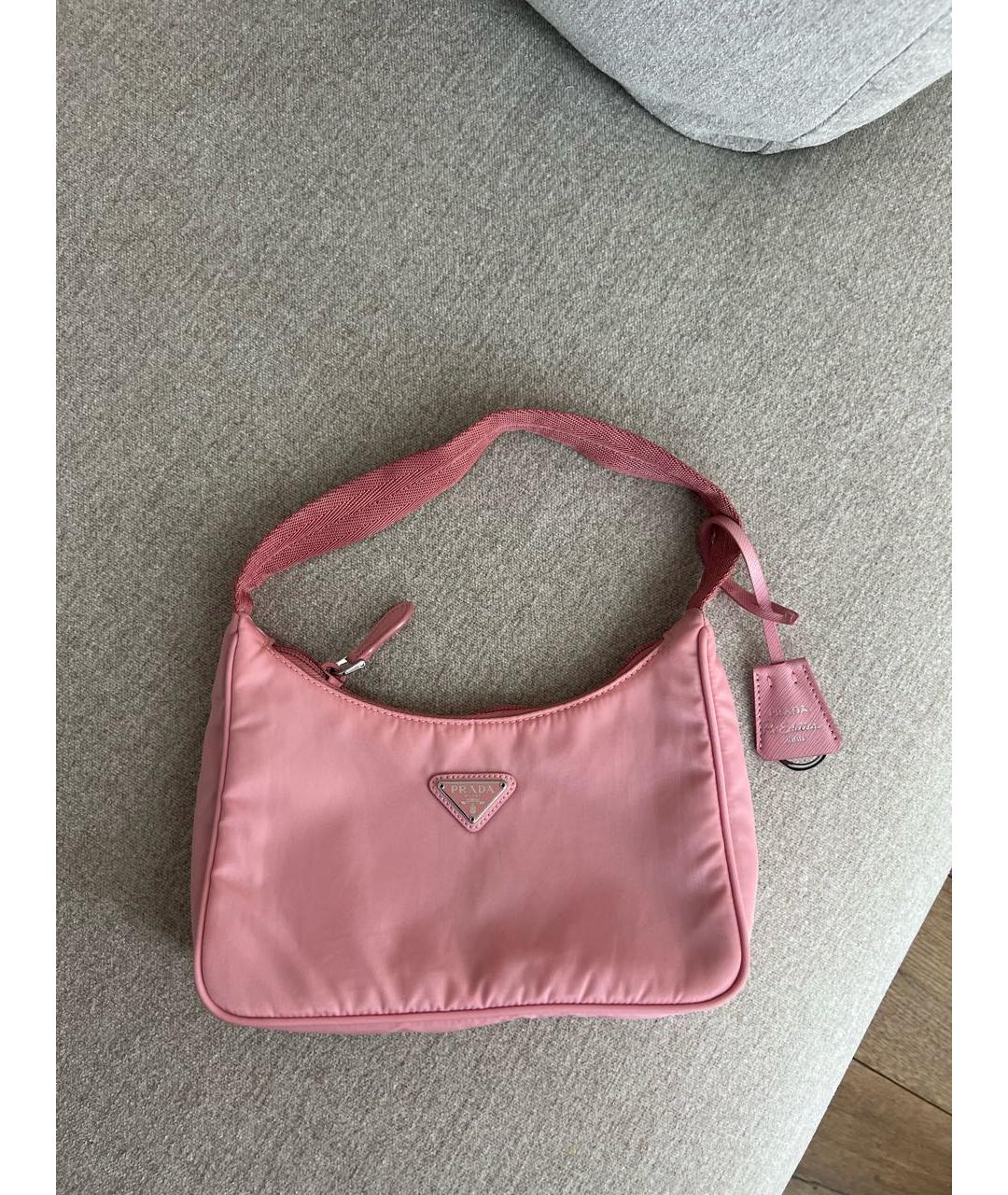PRADA Розовая сумка с короткими ручками, фото 4