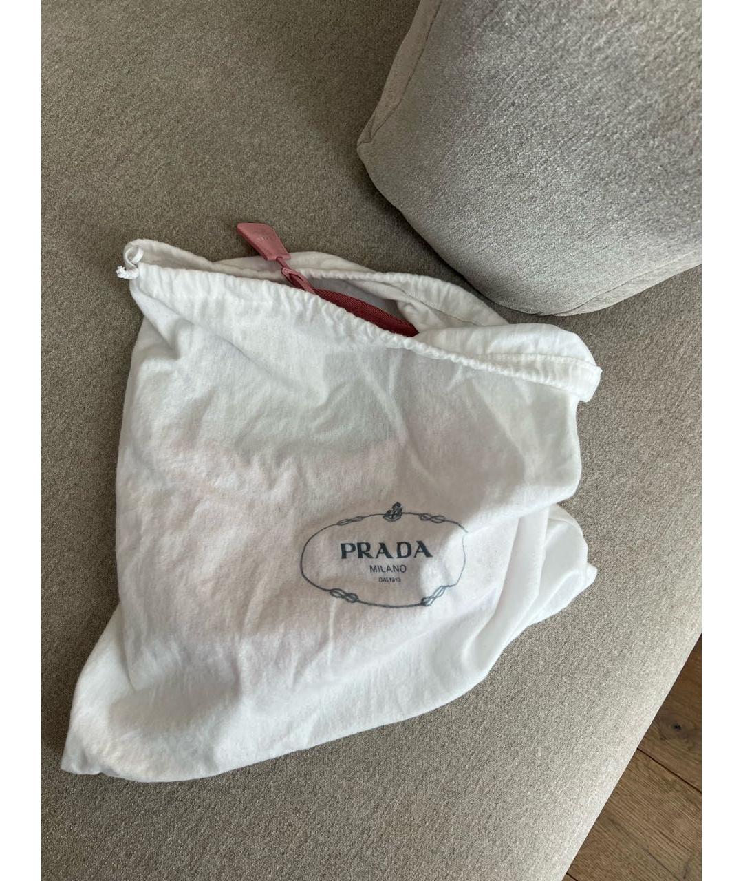 PRADA Розовая сумка с короткими ручками, фото 3