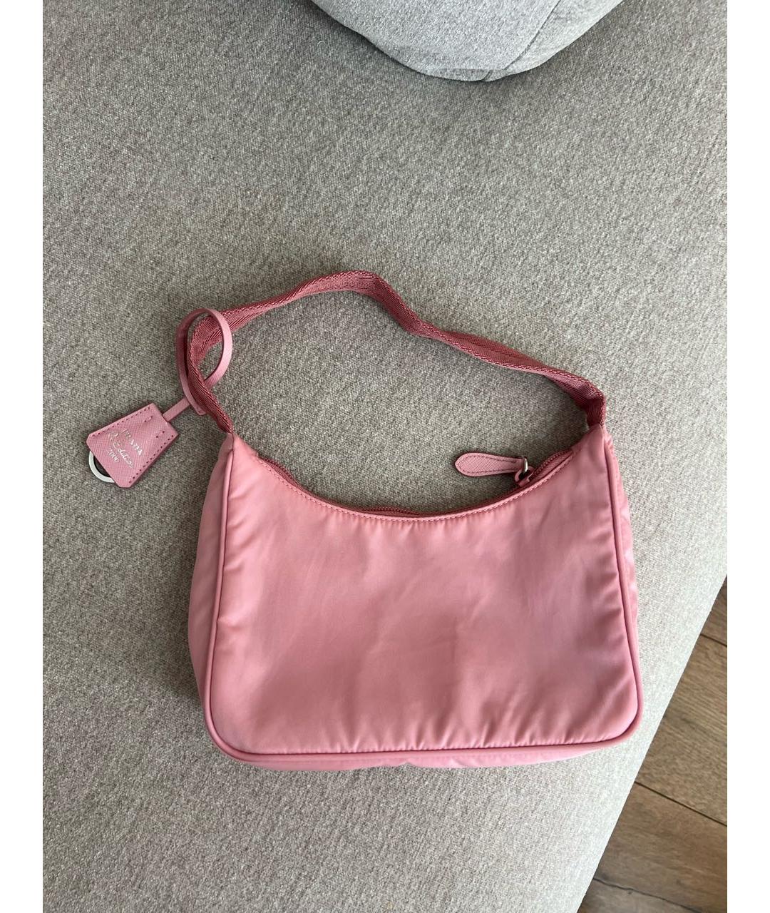 PRADA Розовая сумка с короткими ручками, фото 2