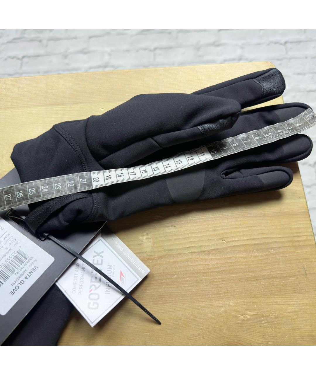 ARCTERYX Черные синтетические перчатки, фото 3