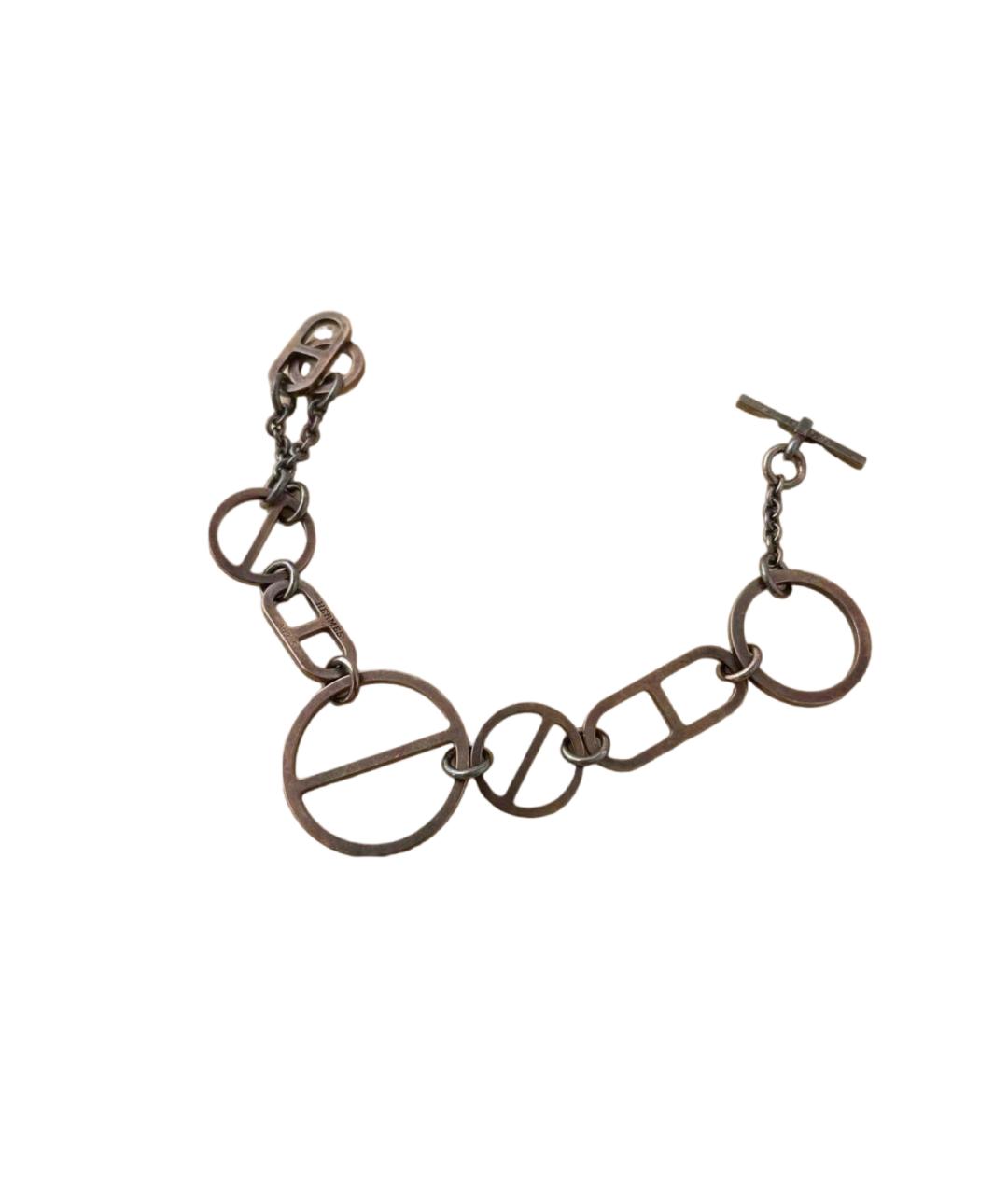 HERMES Серебряные серебряные запонки, фото 2