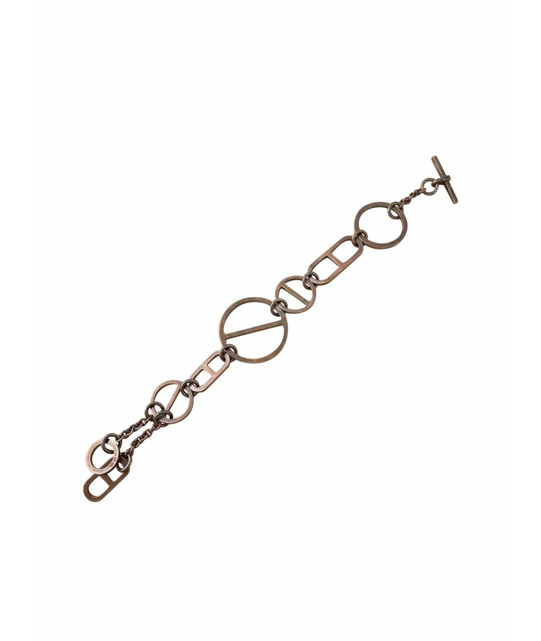 HERMES Серебряные серебряные запонки, фото 1