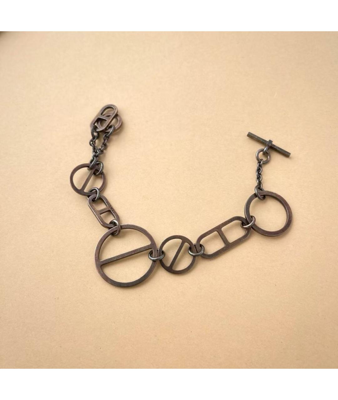 HERMES Серебряные серебряные запонки, фото 3