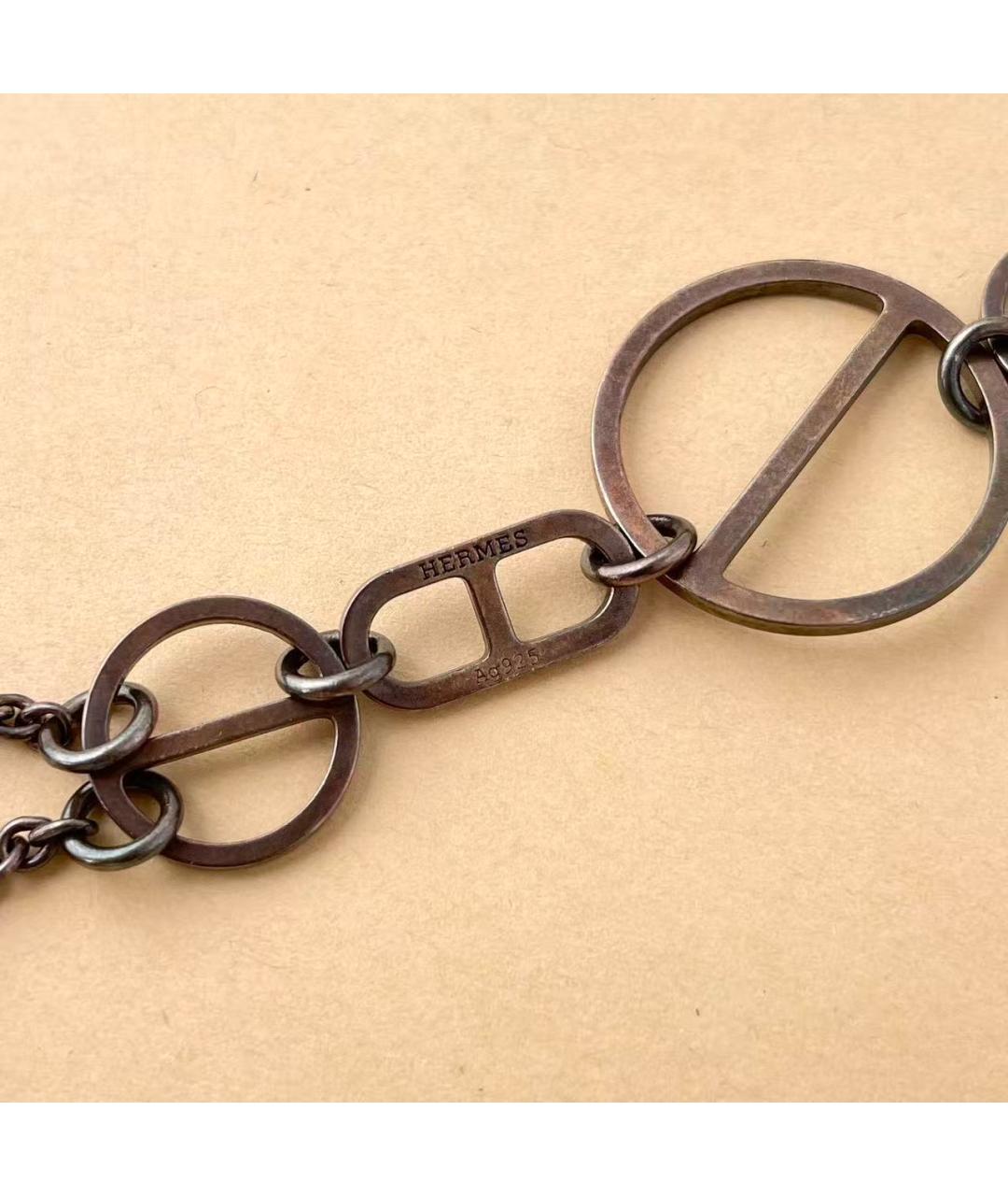 HERMES Серебряные серебряные запонки, фото 4