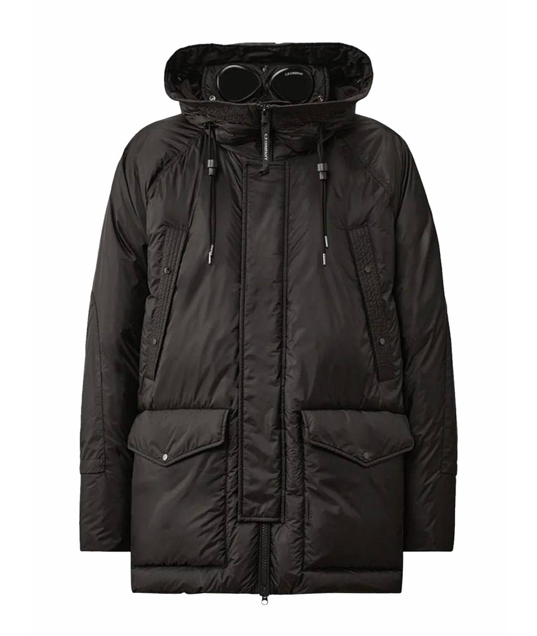 CP COMPANY Черный полиамидовый пуховик, фото 1