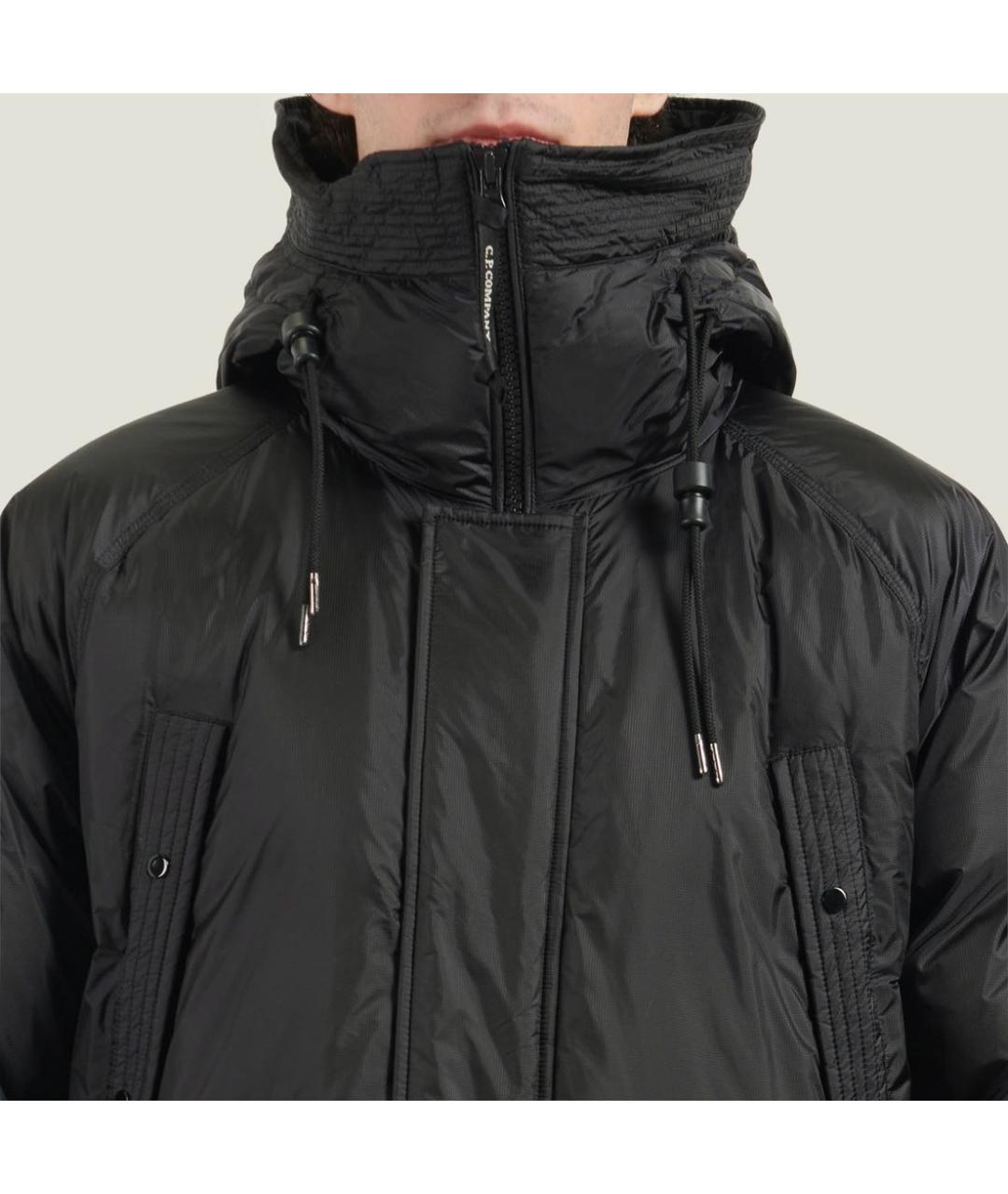 CP COMPANY Черный полиамидовый пуховик, фото 3