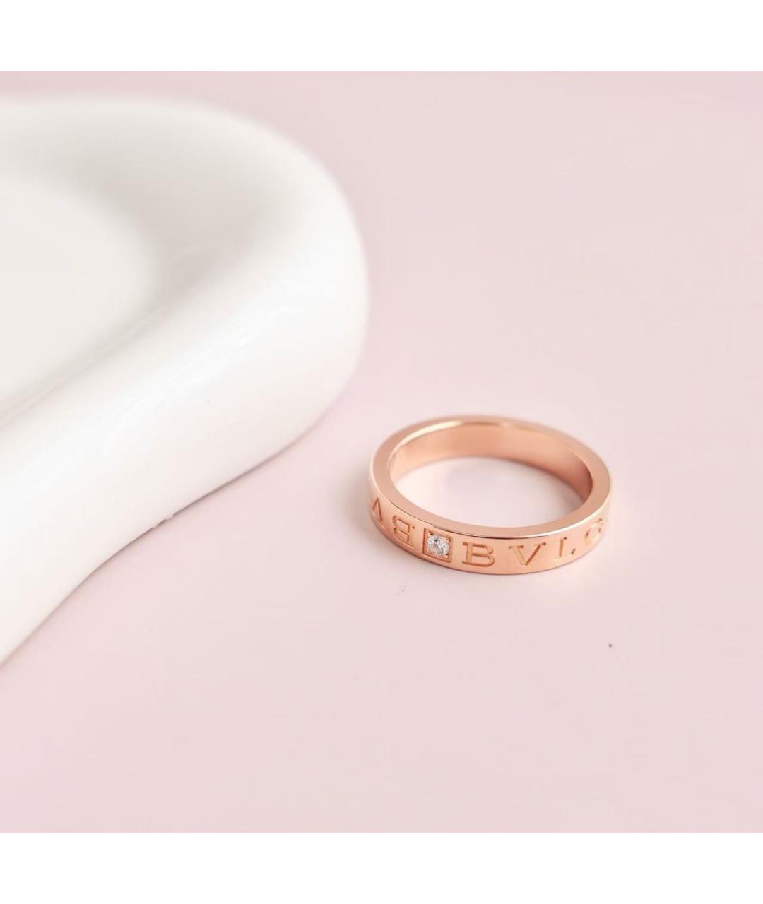 BVLGARI Золотое кольцо из розового золота, фото 5
