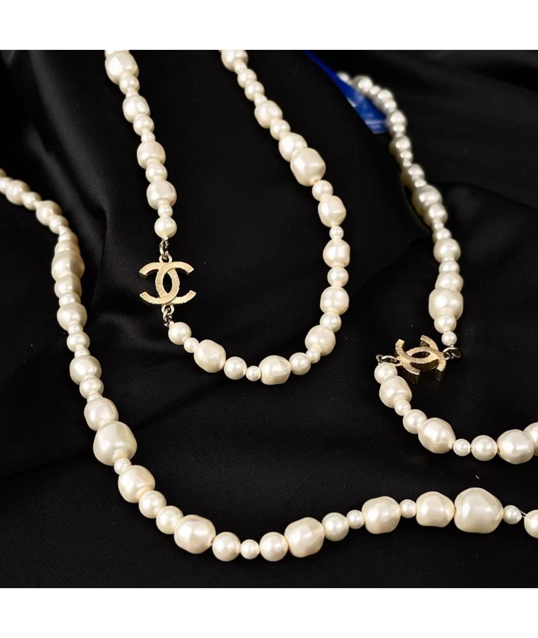 CHANEL Золотое металлическое колье, фото 2