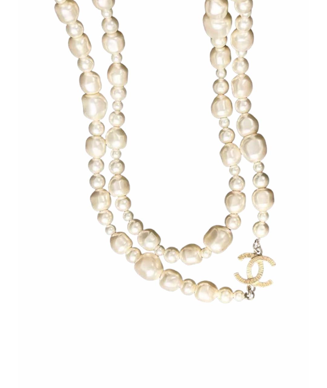 CHANEL Золотое металлическое колье, фото 1