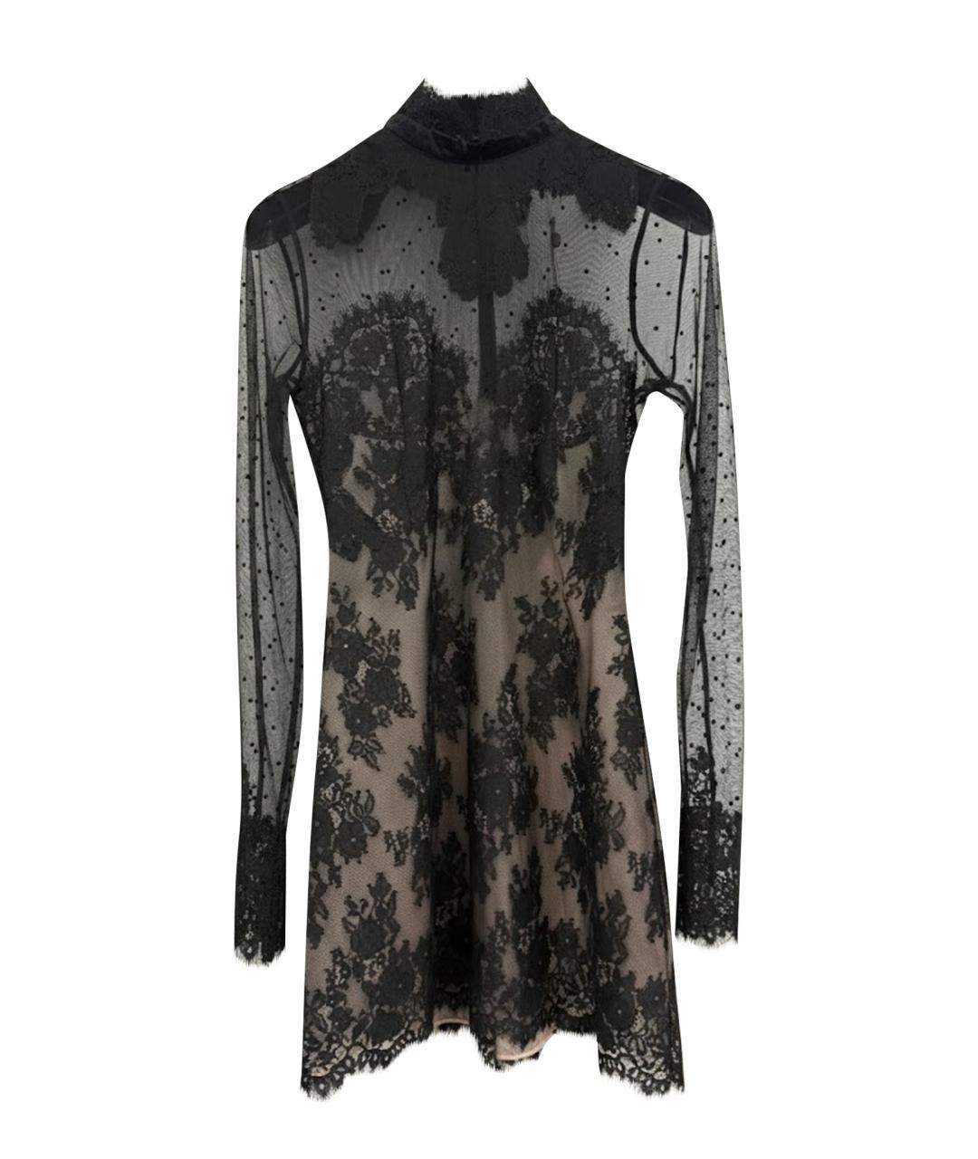 Retrofête Черное полиэстеровое коктейльное платье, фото 1