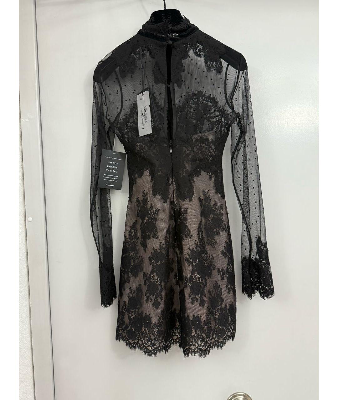 Retrofête Черное полиэстеровое коктейльное платье, фото 2