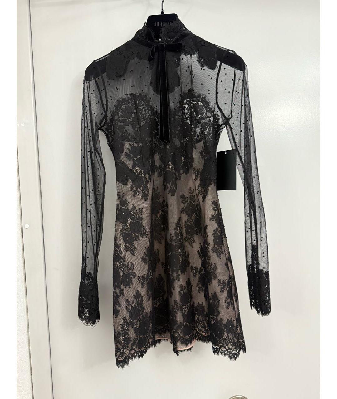 Retrofête Черное полиэстеровое коктейльное платье, фото 8