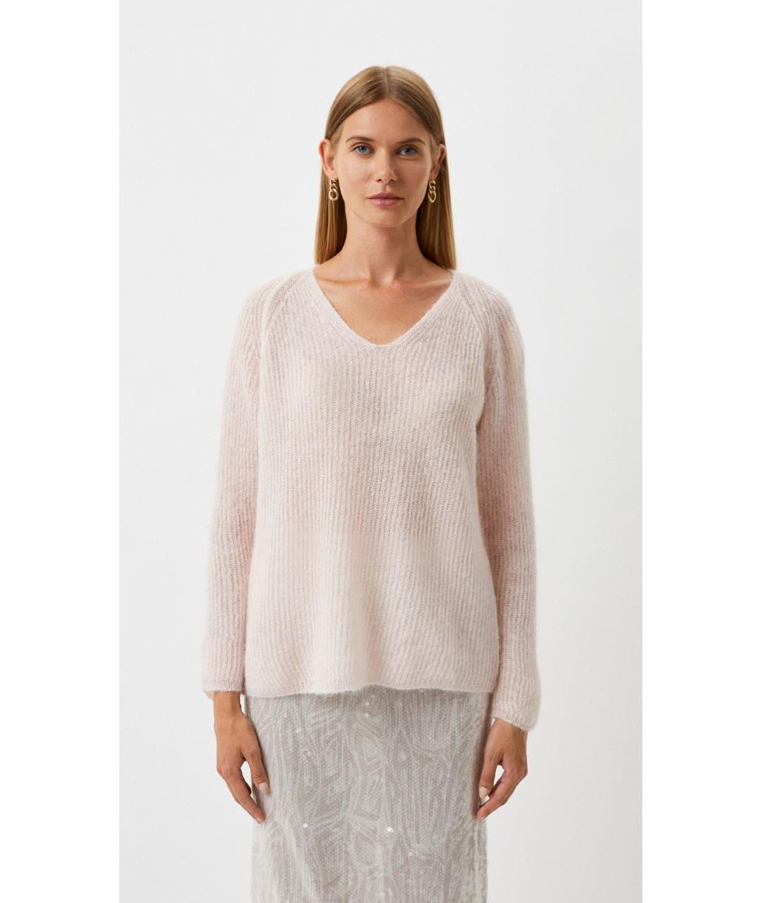 MAX MARA Розовый джемпер / свитер, фото 3