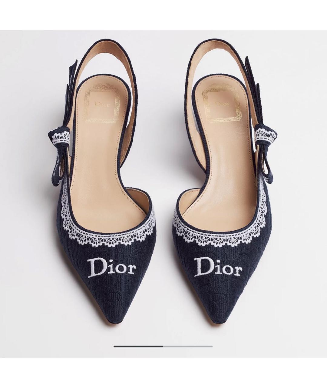 CHRISTIAN DIOR Синие туфли, фото 3