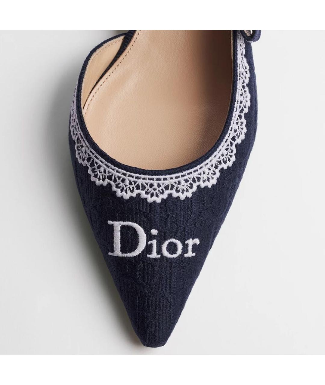CHRISTIAN DIOR Синие туфли, фото 2