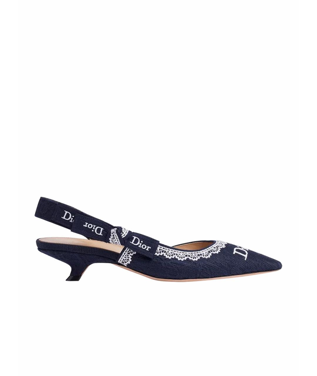 CHRISTIAN DIOR Синие туфли, фото 1