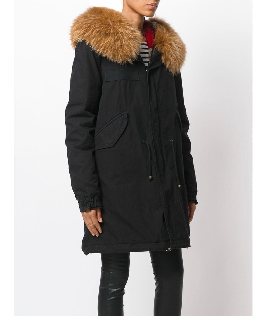 MR & MRS ITALY Черная хлопковая парка, фото 3