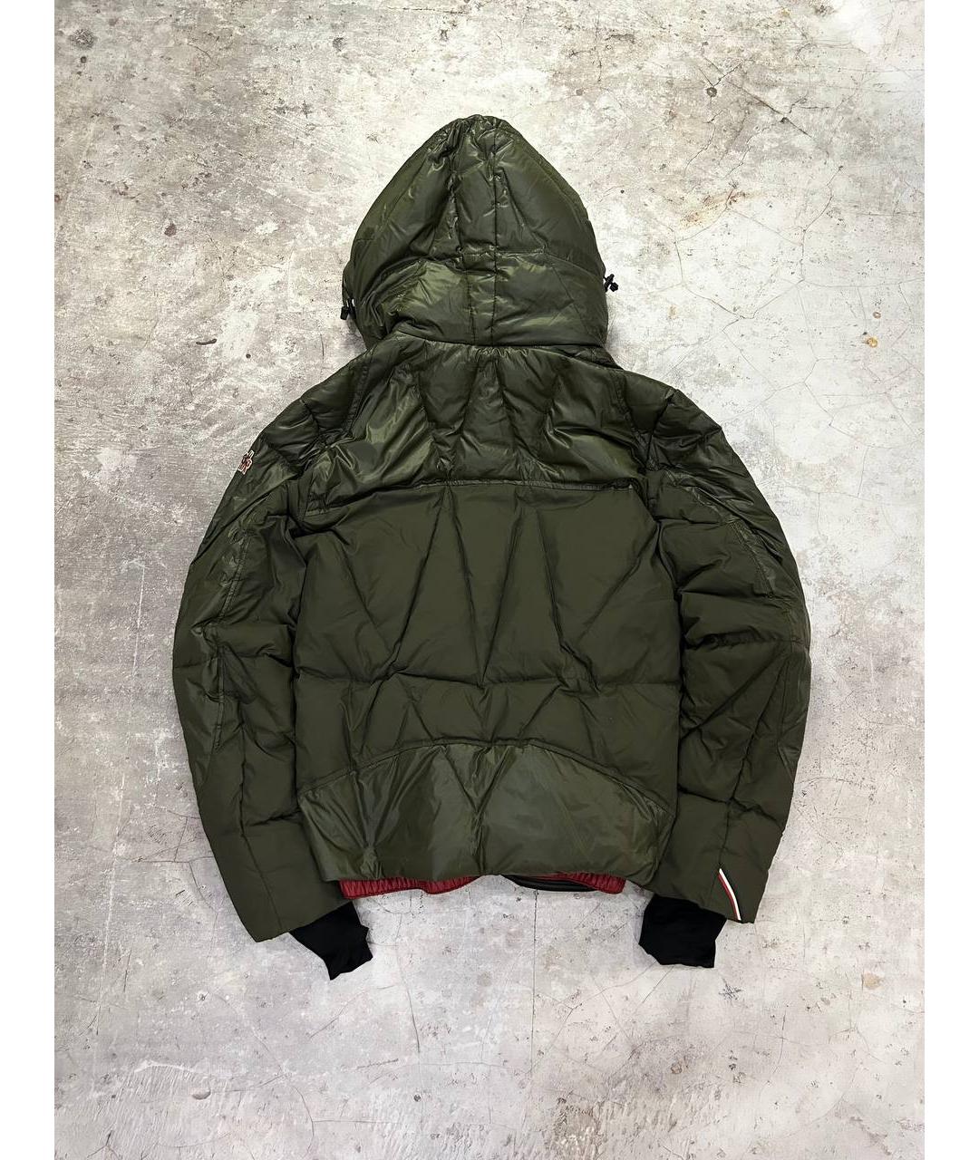 MONCLER Зеленая хлопковая куртка, фото 2