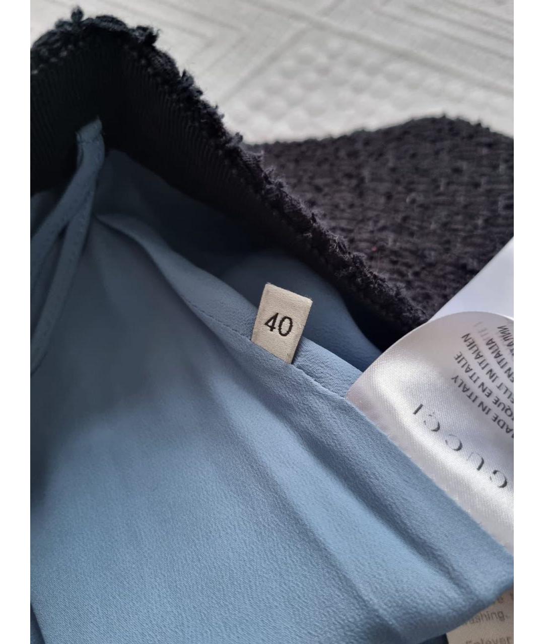 GUCCI Черная юбка макси, фото 5