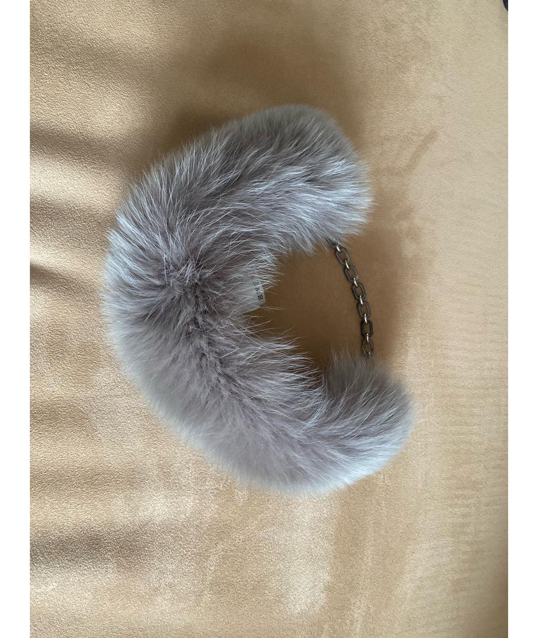 'S MAX MARA Серый воротник, фото 4