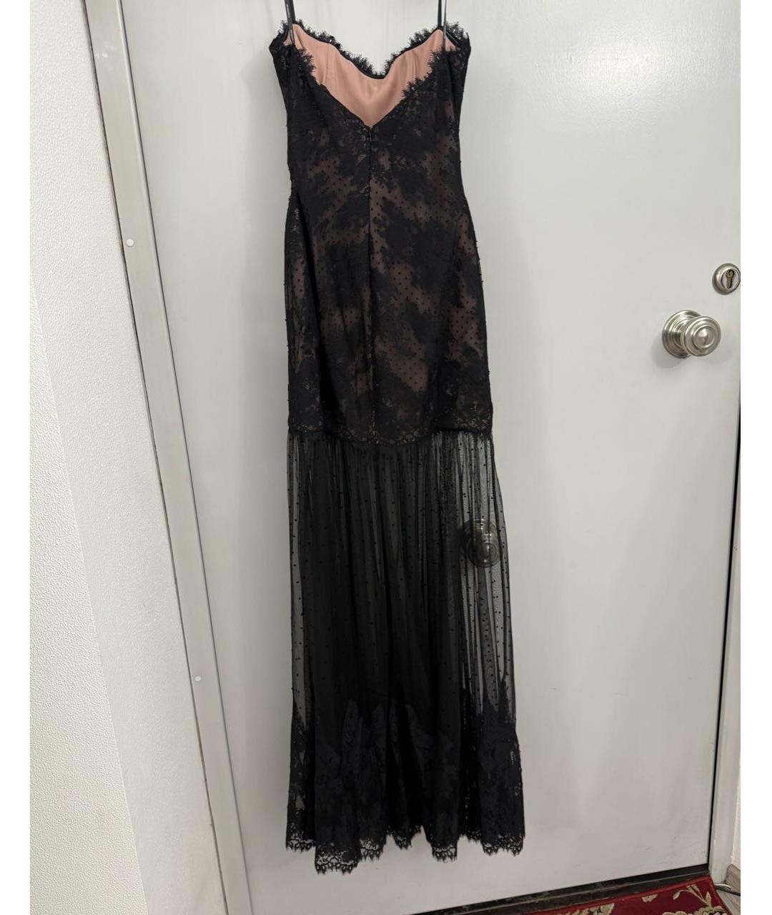 Retrofête Черное полиэстеровое вечернее платье, фото 2