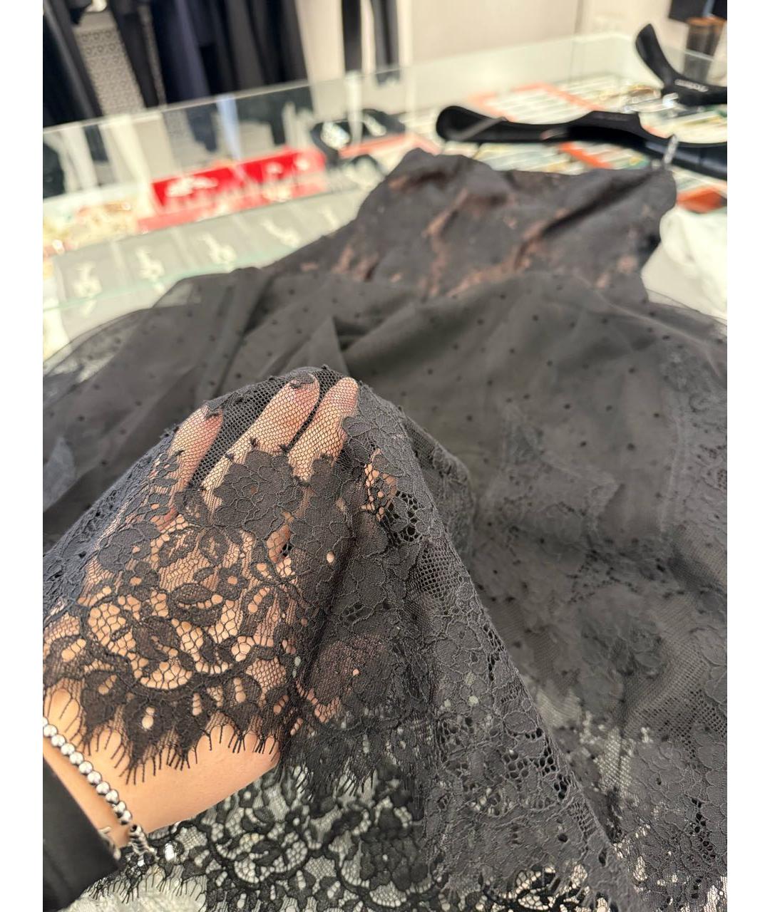 Retrofête Черное полиэстеровое вечернее платье, фото 3