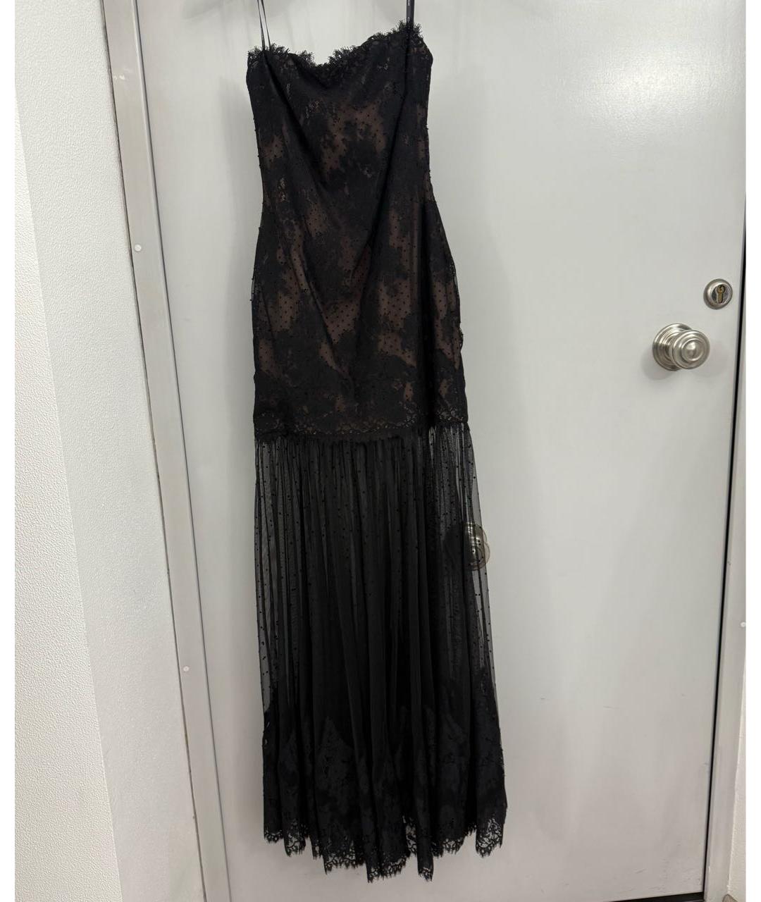 Retrofête Черное полиэстеровое вечернее платье, фото 7