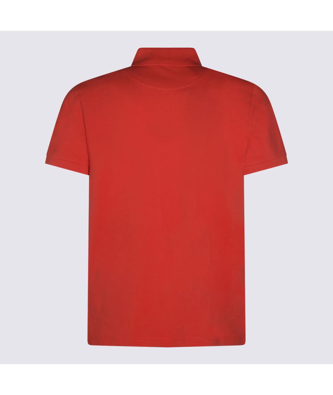 ETRO Красное хлопковое поло с коротким рукавом, фото 2