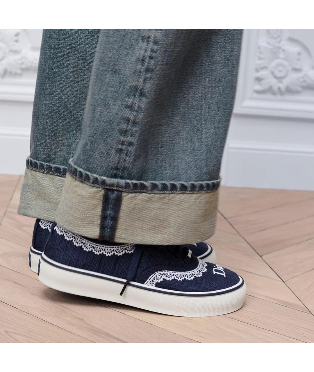 CHRISTIAN DIOR Синие кеды, фото 2