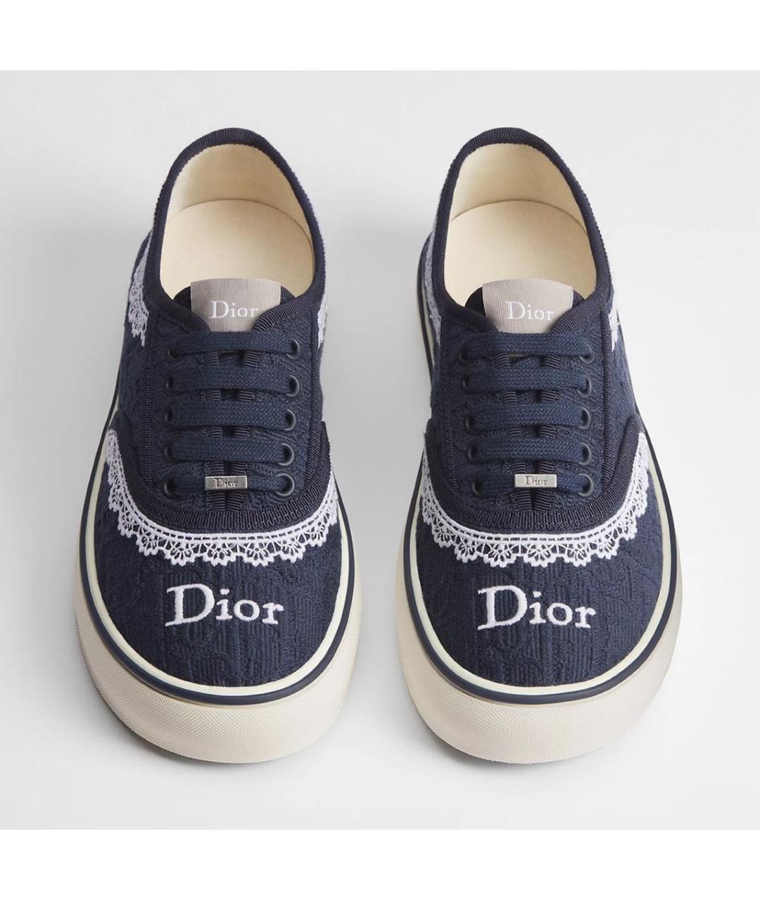 CHRISTIAN DIOR Синие кеды, фото 3