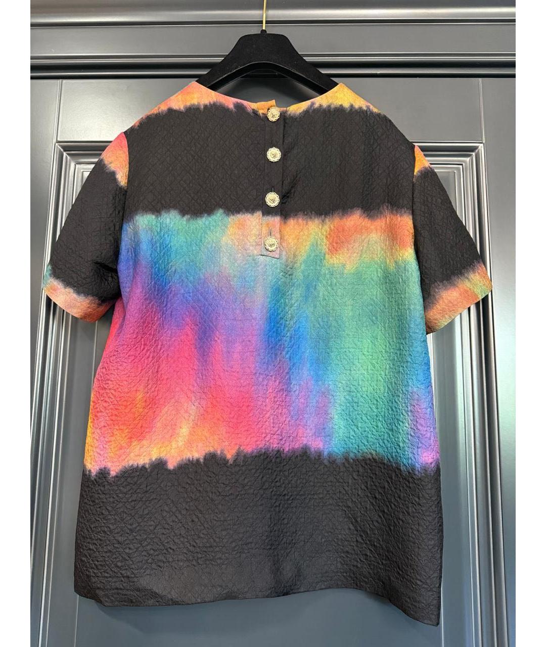 CHANEL Мульти шелковая блузы, фото 2