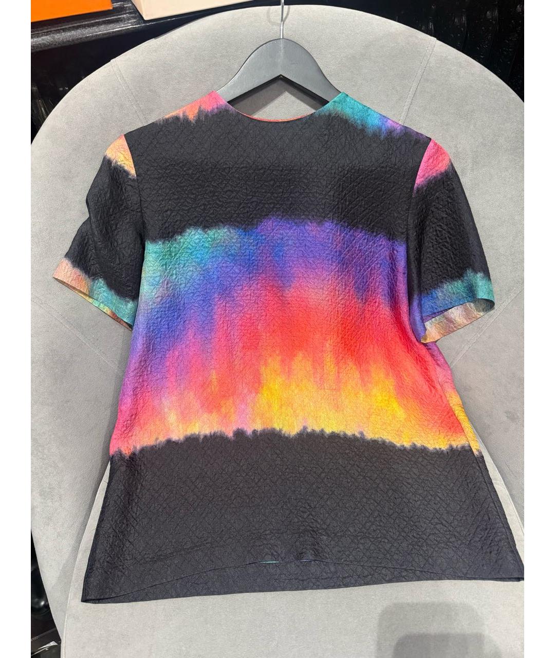 CHANEL Мульти шелковая блузы, фото 7