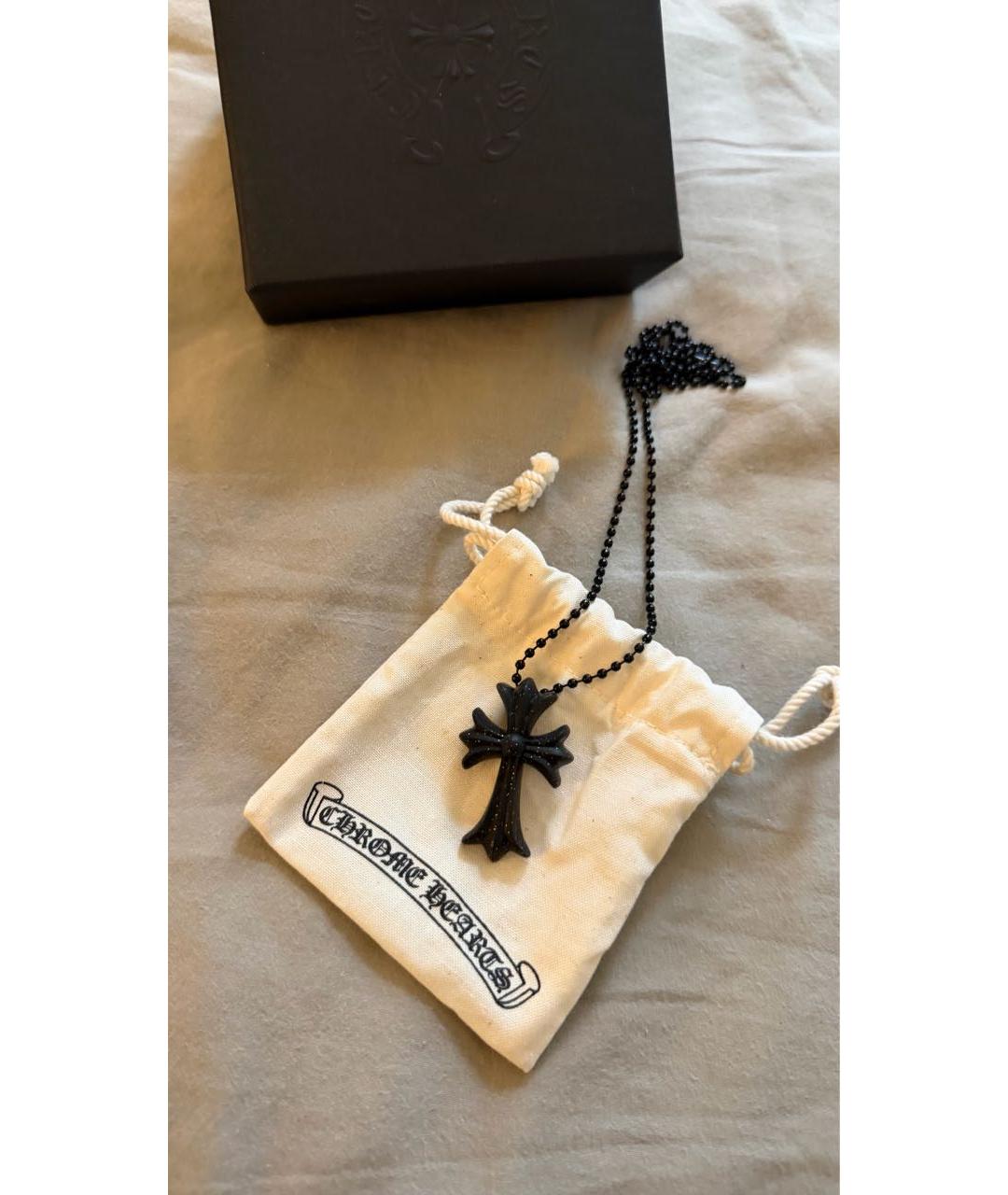 CHROME HEARTS Черное пластиковое колье, фото 3