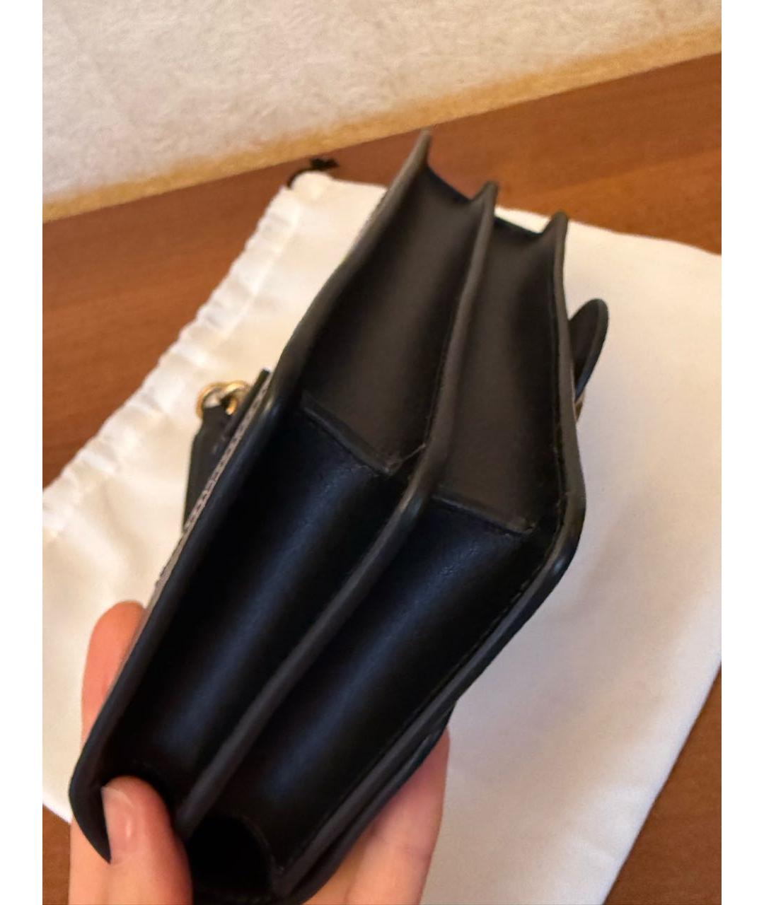 PINKO Черная кожаная сумка через плечо, фото 4