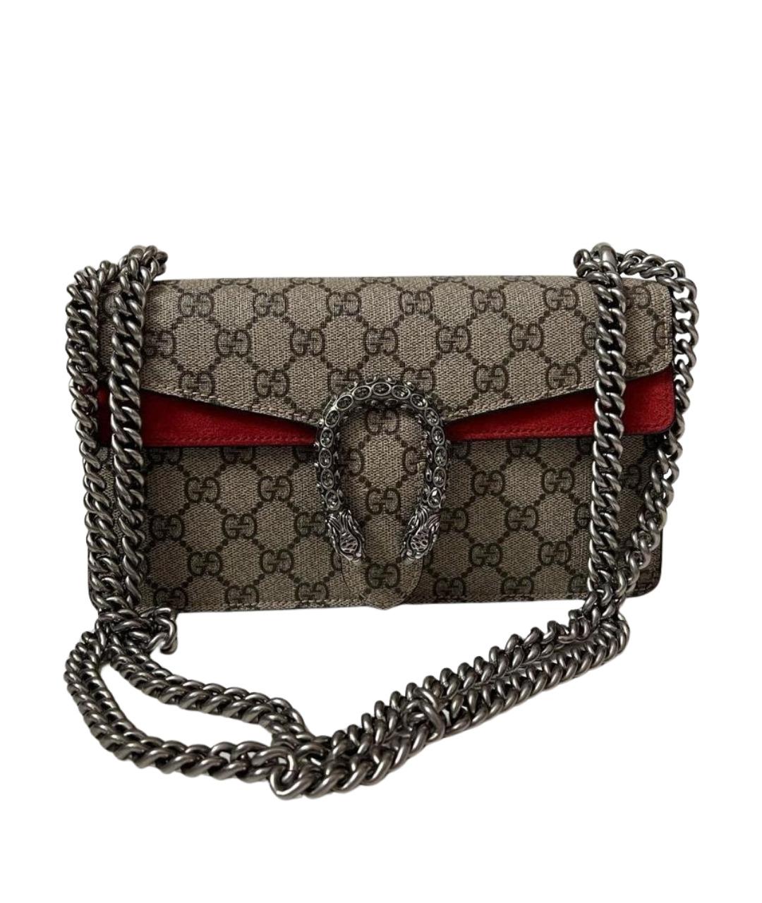 GUCCI Коричневая сумка через плечо, фото 1