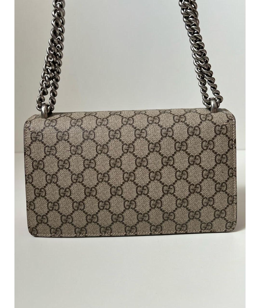 GUCCI Коричневая сумка через плечо, фото 3