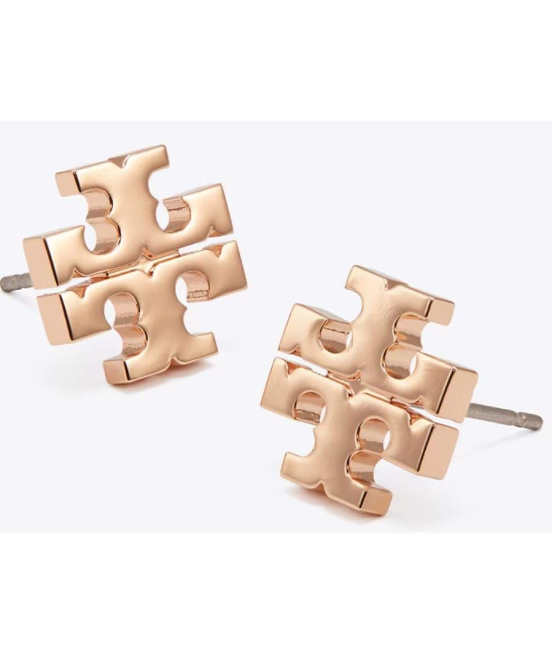 TORY BURCH Золотые латунные серьги, фото 4