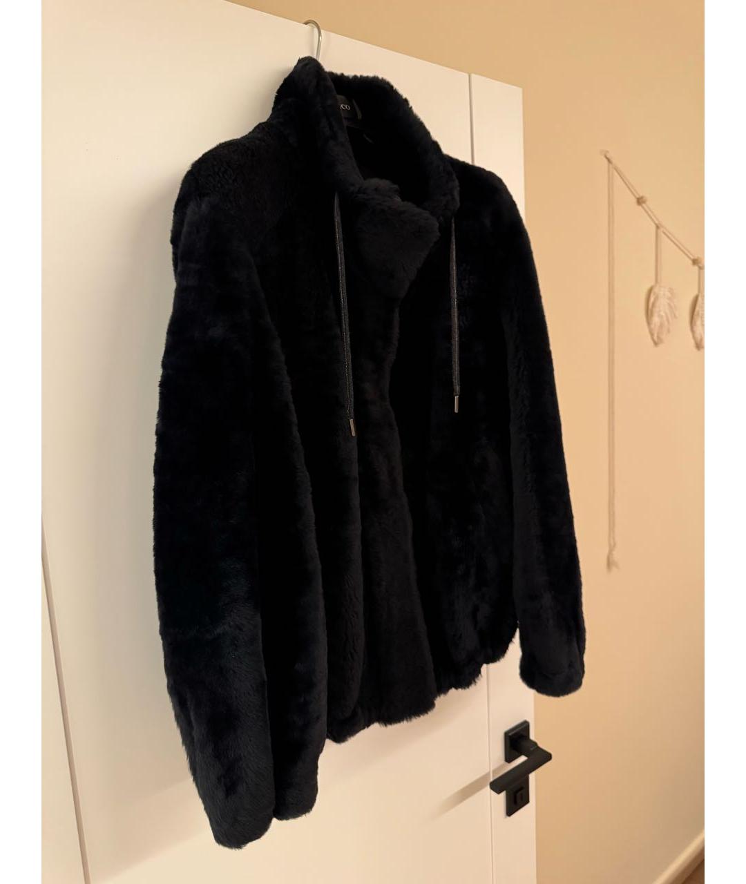 BRUNELLO CUCINELLI Черная меховая шуба, фото 2