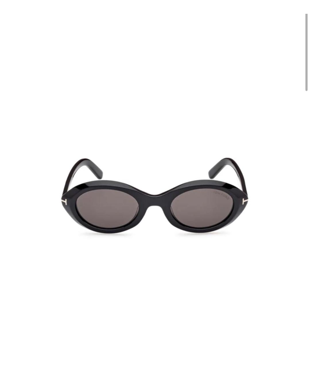 TOM FORD Черные пластиковые солнцезащитные очки, фото 5